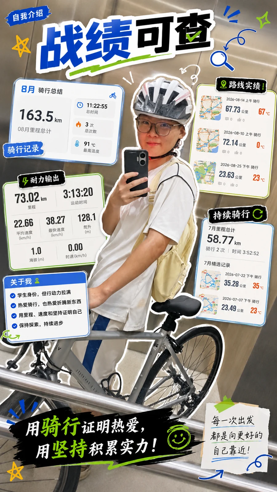 骑行战绩